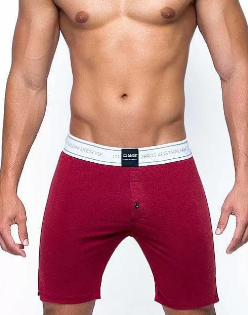 Ls10 Core Series 2 Lounge Boxer Shorts-Cabernet^2EROS Store