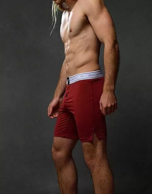 Ls10 Core Series 2 Lounge Boxer Shorts-Cabernet^2EROS Store