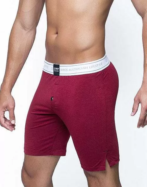 Ls10 Core Series 2 Lounge Boxer Shorts-Cabernet^2EROS Store