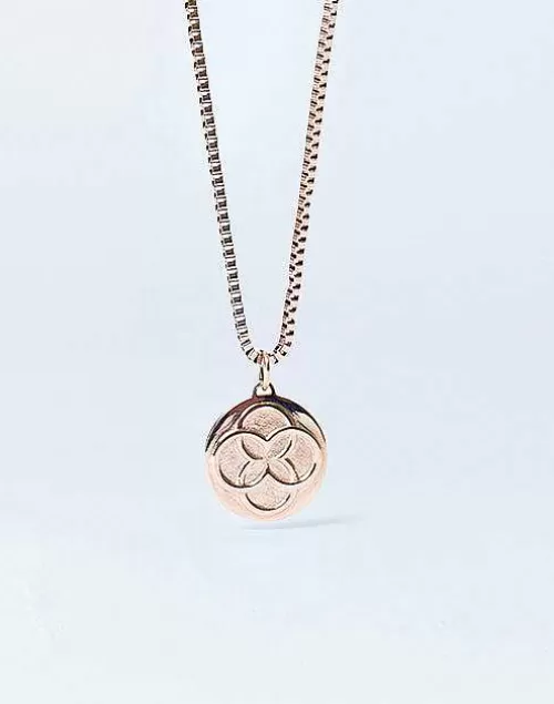 Regalia Pendant Necklace-Rose Gold^2EROS Sale