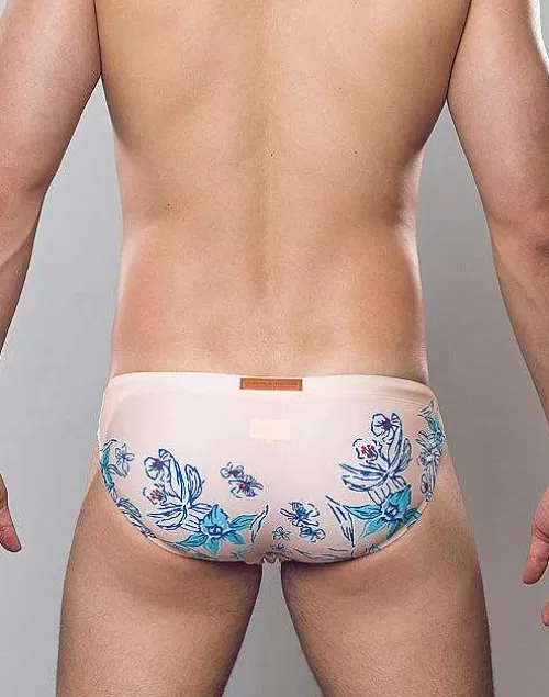 V20 Print Swim Brief-Tahiti Peach^2EROS Best